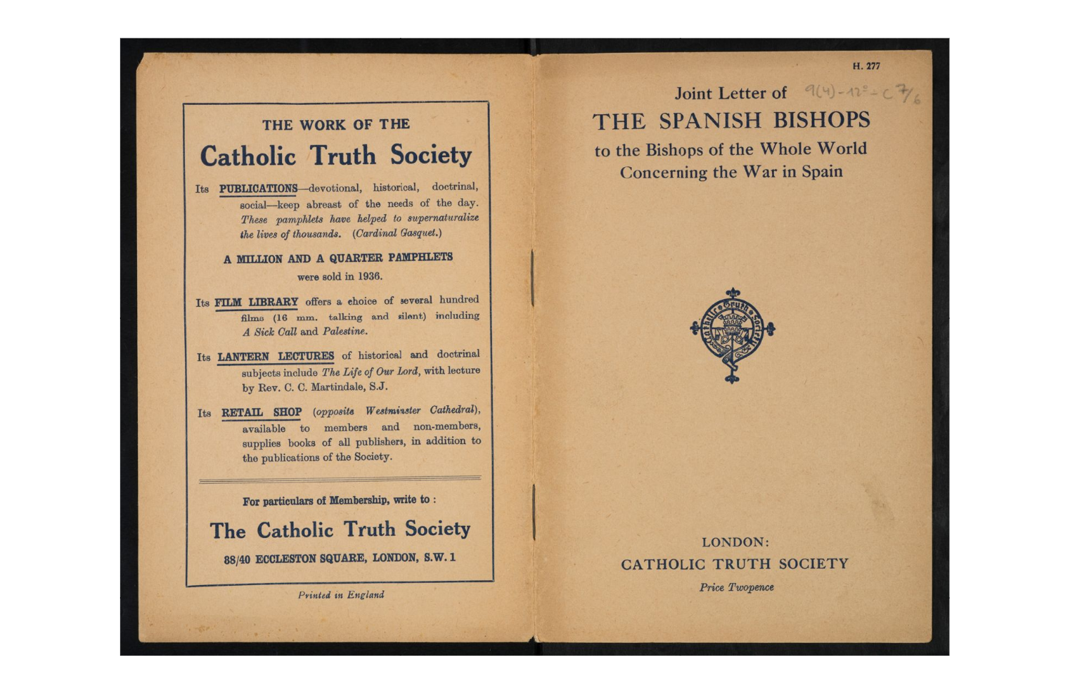 Collective Letter of the Spanish Bishops